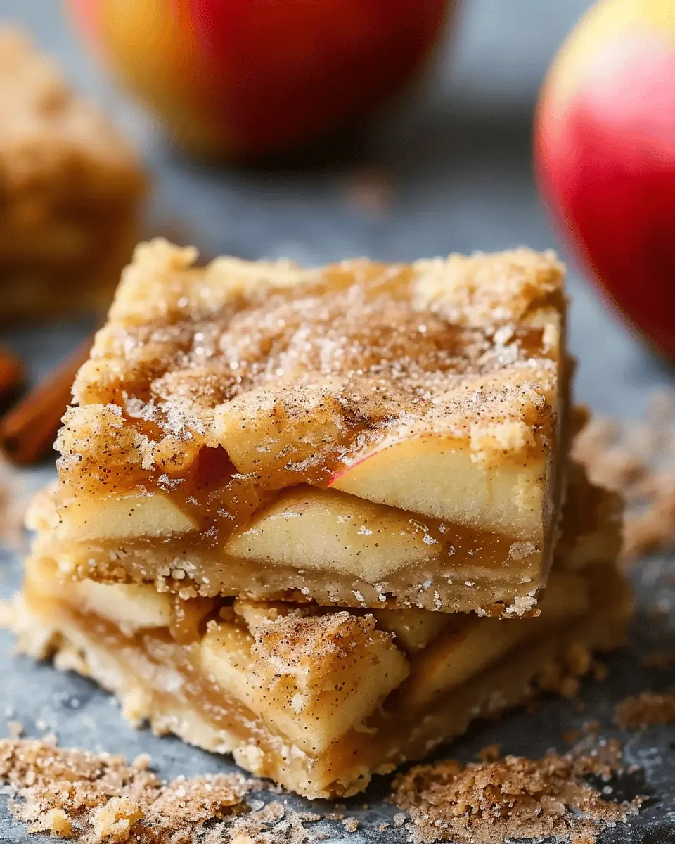 Easy Summer Meals Ideas: Indulgent Apple Snickerdoodle Bars