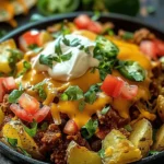 Easy Summer Meals Ideas : Cheesy Taco Potatoes