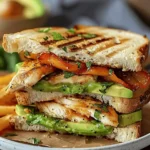 Easy Summer Meals Ideas : Chicken Avocado Melt Sandwich