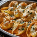Easy Summer Meals Ideas : Creamy Buffalo Chicken Stuffed Shells 30 Minutes Easy Delicious