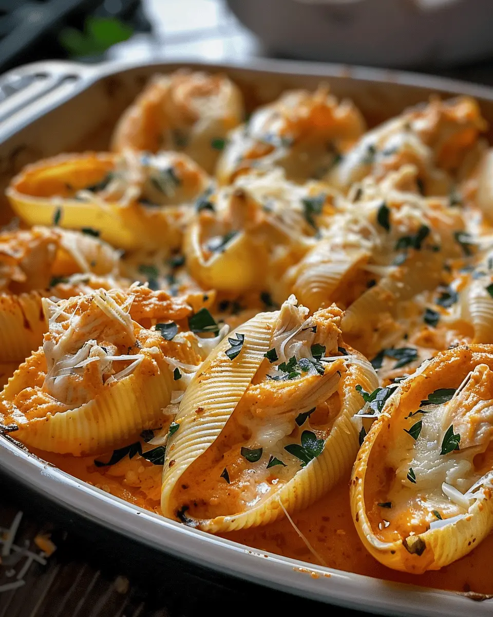 Easy Summer Meals Ideas: Creamy Buffalo Chicken Stuffed Shells in 30 Minutes