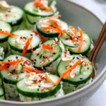 Easy Summer Meals Ideas : Easy California Roll Cucumber Salad