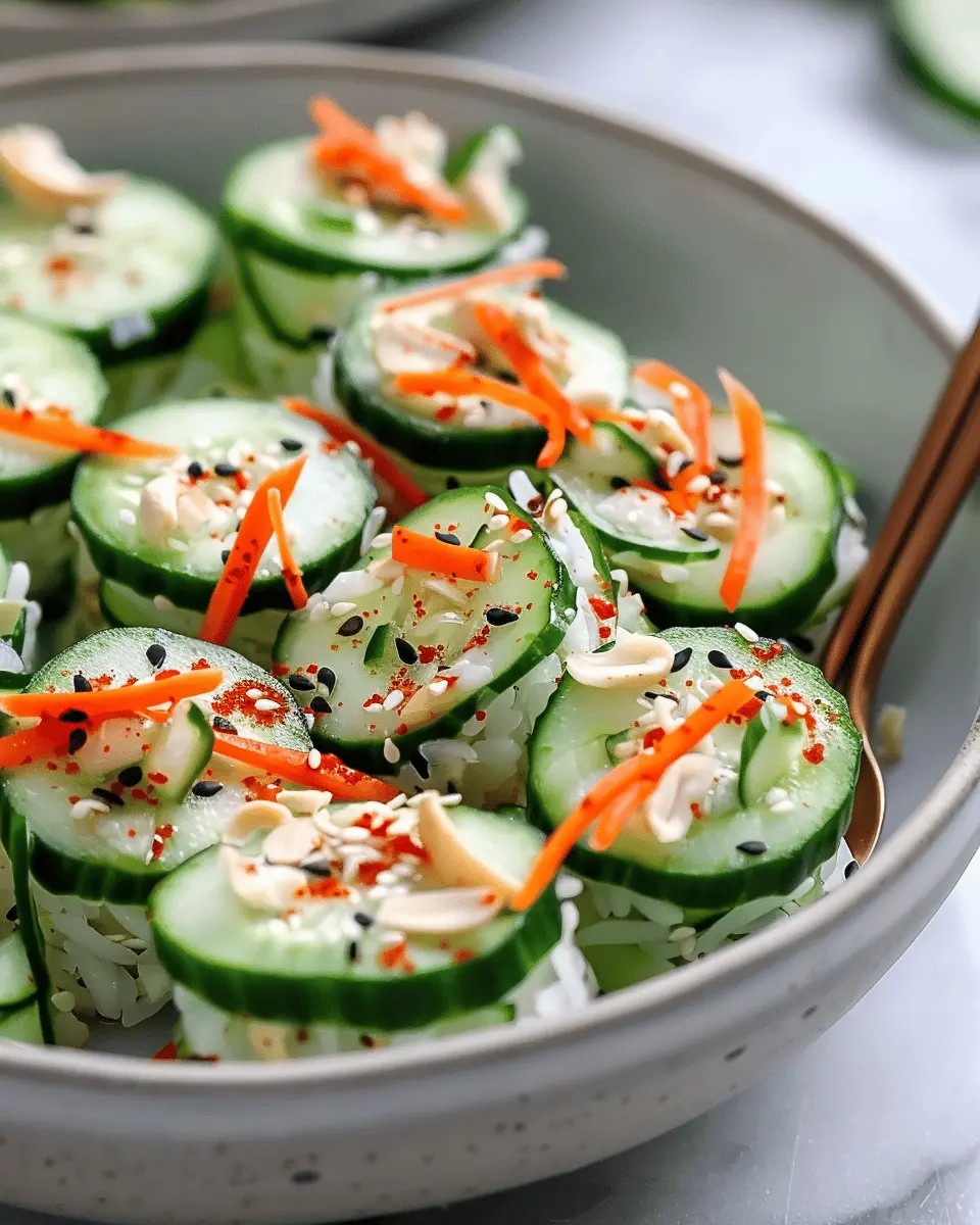 Easy Summer Meals Ideas: Refreshing California Roll Cucumber Salad