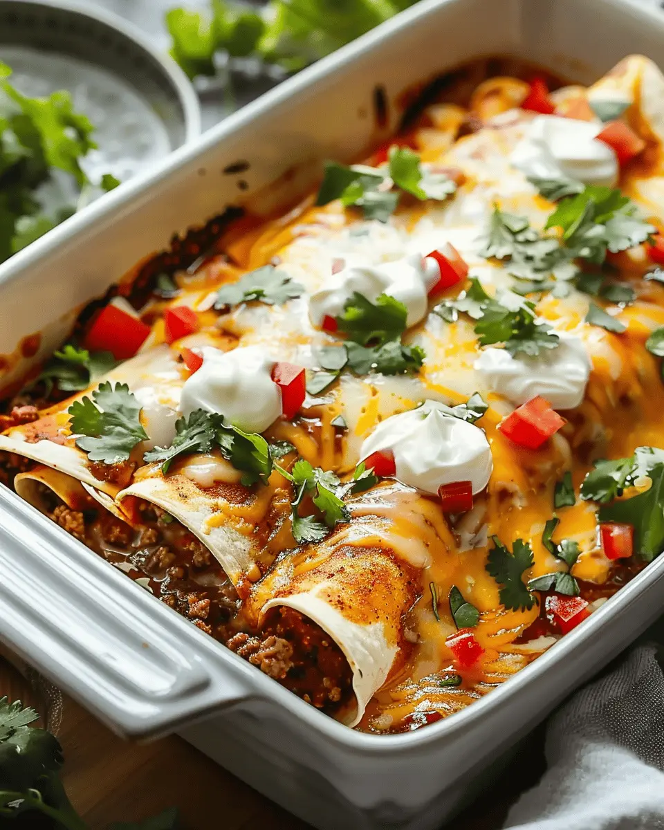 Easy Summer Meals Ideas: Delightful Ground Beef Enchiladas Recipe