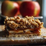 Easy Summer Meals Ideas : Salted Caramel Apple Crumble Bars Fall Treat: Get Addicted in 45 Min