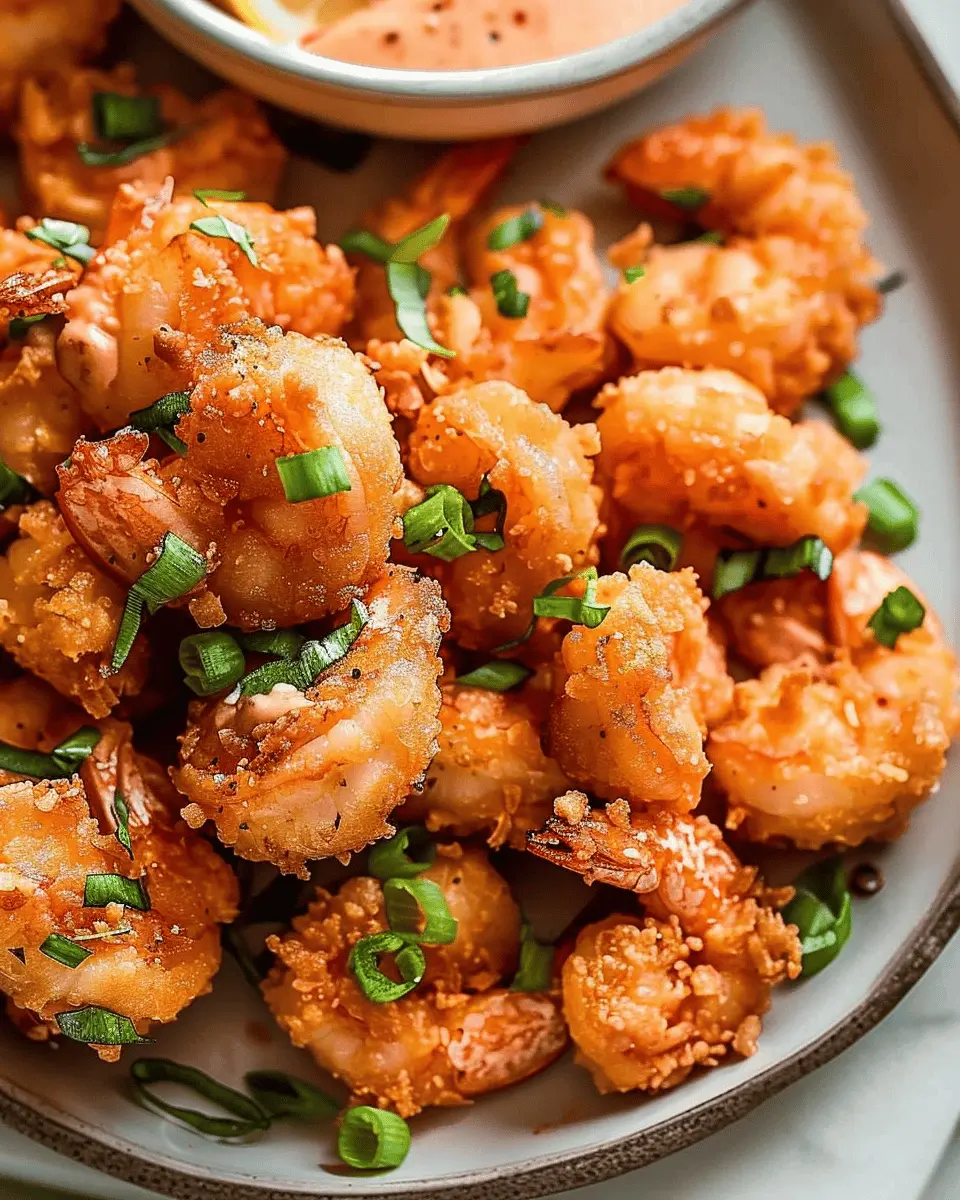 Easy finger foods for parties: Indulgent Air Fryer Bang Bang Shrimp
