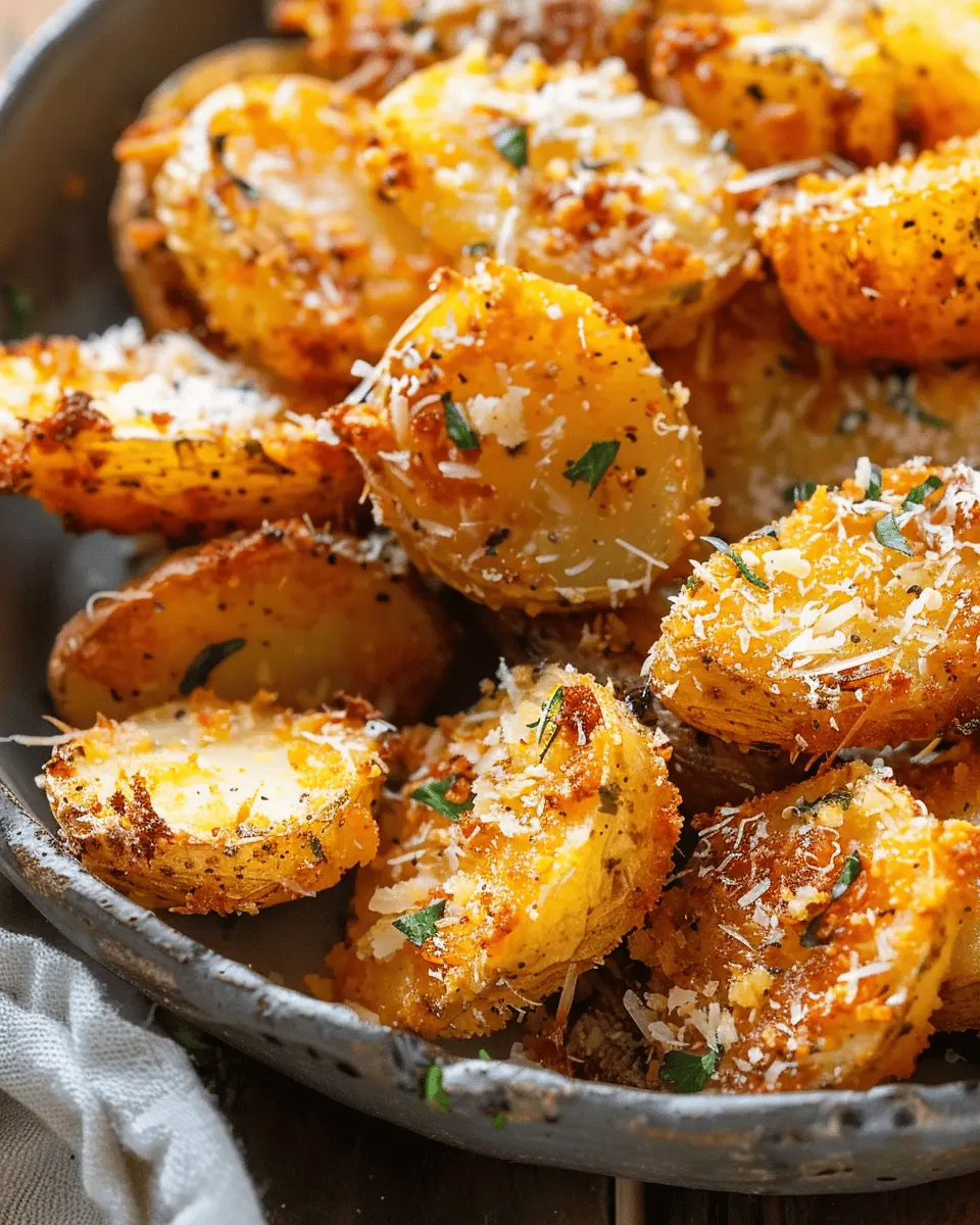 Easy Side Dishes: Crispy Parmesan Potatoes Everyone Will Love