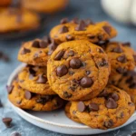 Fall Pumpkin Chocolate Chip Cookies : Pumpkin Chocolate Chip Cookies