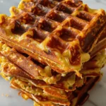 Jalapeño Cheddar Cornbread Waffles