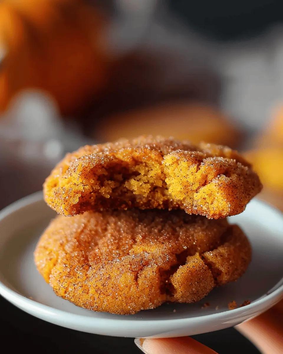Pumpkin Sweets Recipes Dessert: Indulgent Pumpkin Snickerdoodle Cookies