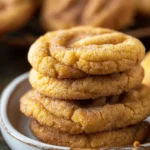 Pumpkin Snickerdoodle Cookie Recipe , Pumpkin Sweets Recipes Dessert : Chewy Pumpkin Snickerdoodle Cookies Recipe