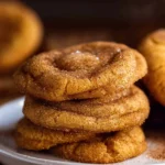 Pumpkin Snickerdoodle Cookie Recipe , Pumpkin Sweets Recipes Dessert : Chewy Pumpkin Snickerdoodle Cookies Recipe