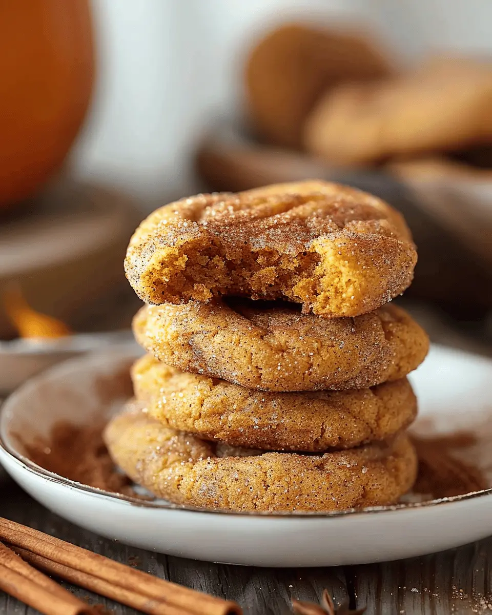 Pumpkin Snickerdoodle Cookie Recipe: Chewy and Indulgent Fall Treat