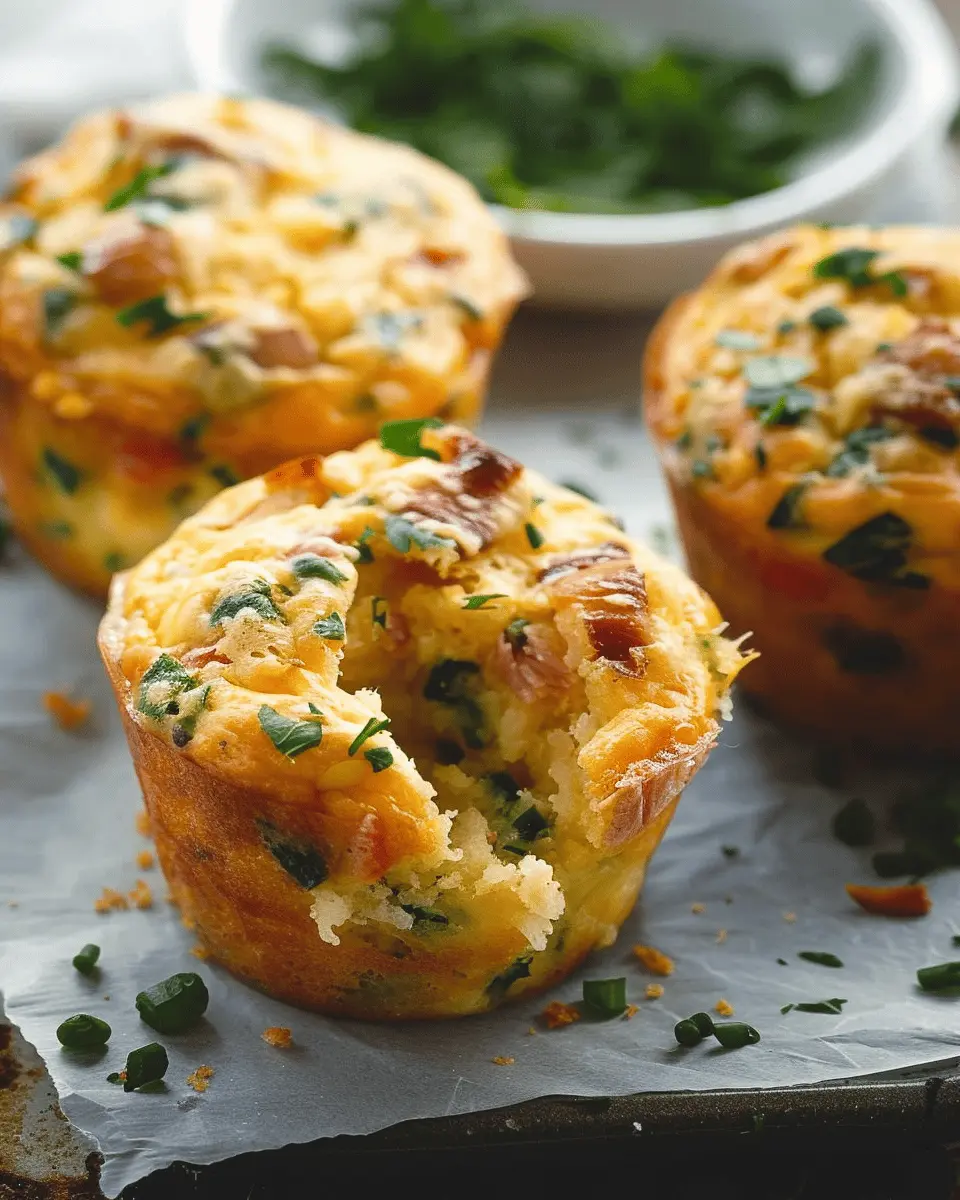 Quick and Easy Healthy Lunch Box Recipes: Savory Turkey Bacon Muffins