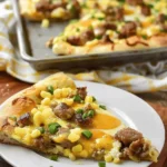 Sausage Gravy Breakfast Pizza