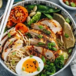 Delicious Salad Recipes Ideas : Lemon Ginger Chicken Ramen