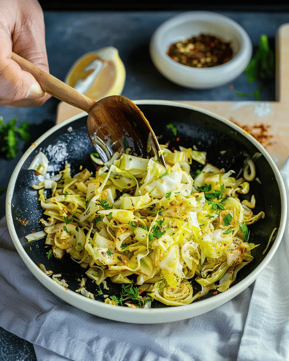 Easy Side Dishes: Delicious Turkey Bacon Sautéed Cabbage Recipe