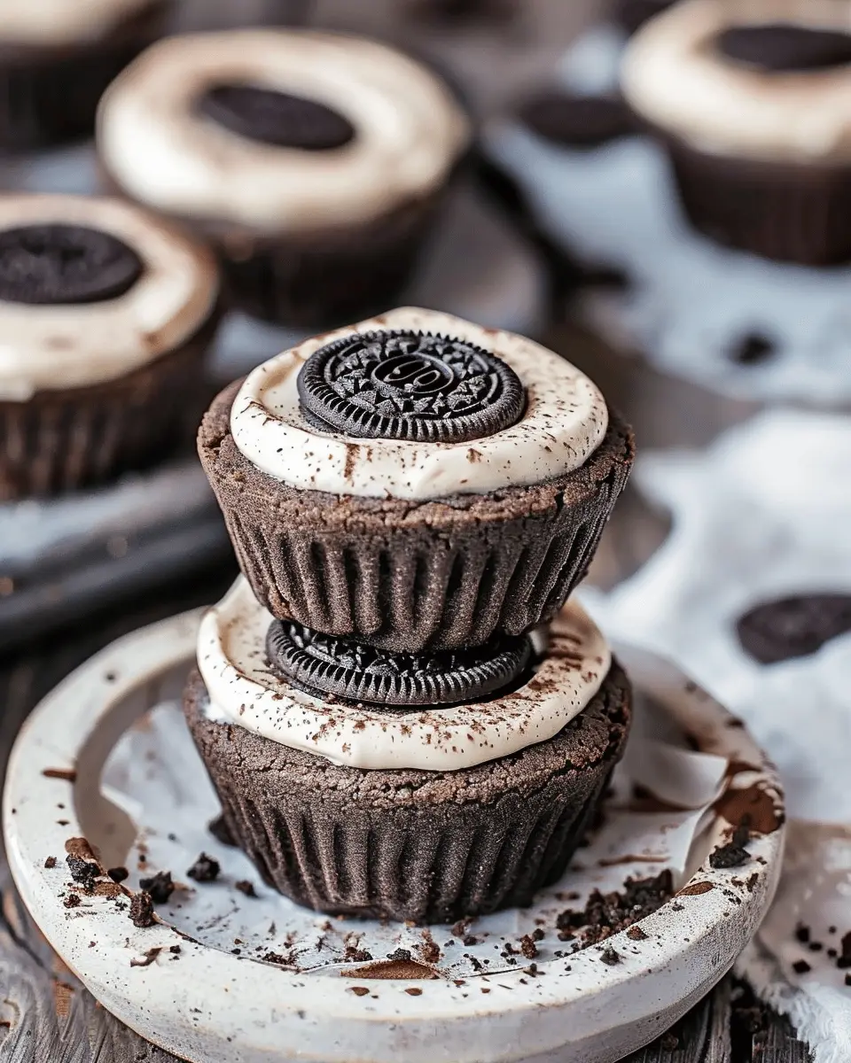 Easy Delicious Desserts: Indulgent Oreo Cheesecake Cookie Cups