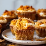 easy healthy pumpkin muffins recipes : Keto Pumpkin Cream Cheese Muffins