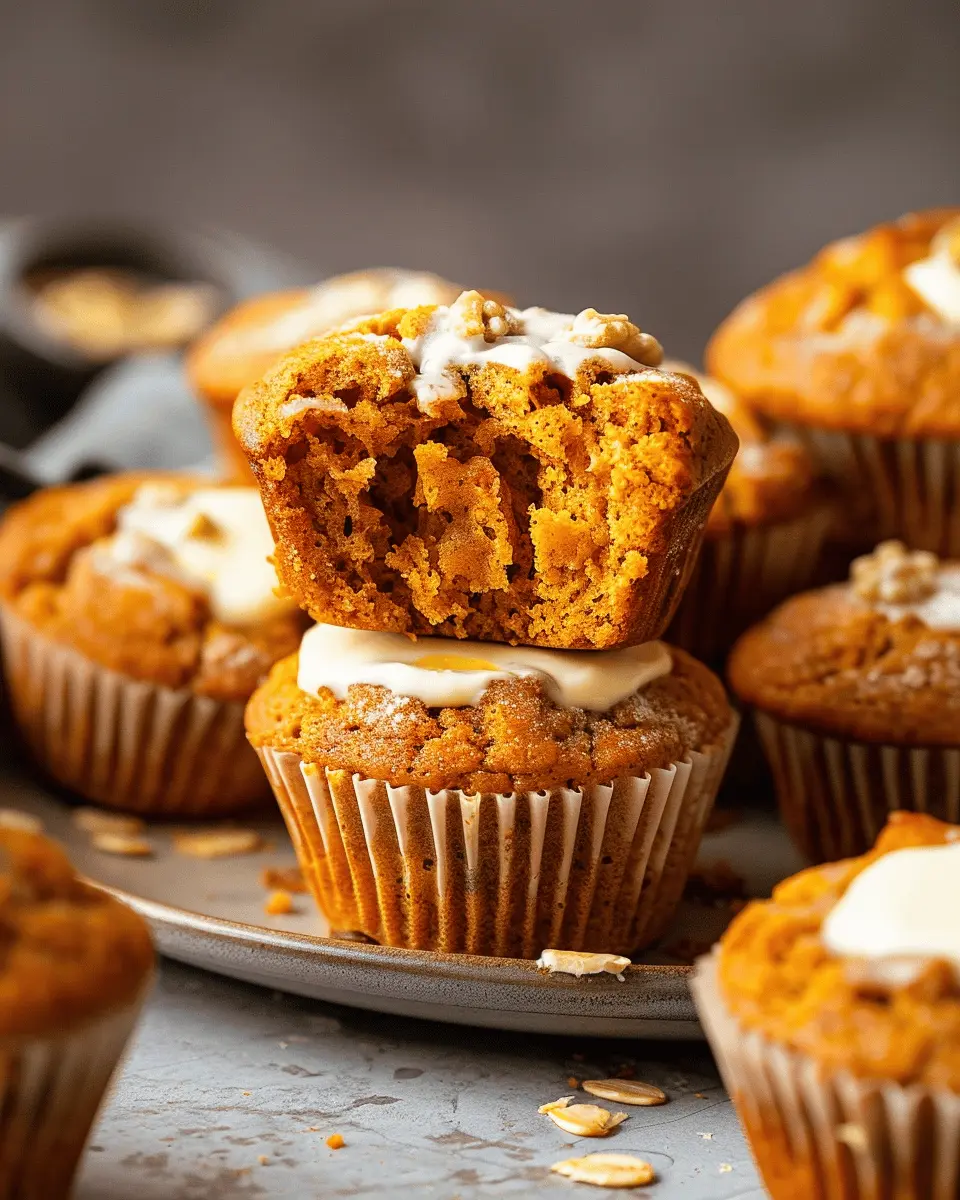 easy healthy pumpkin muffins recipes: Delightful Pumpkin Cream Cheese Treats