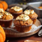 easy healthy pumpkin muffins recipes : Pumpkin Cream Cheese Muffins