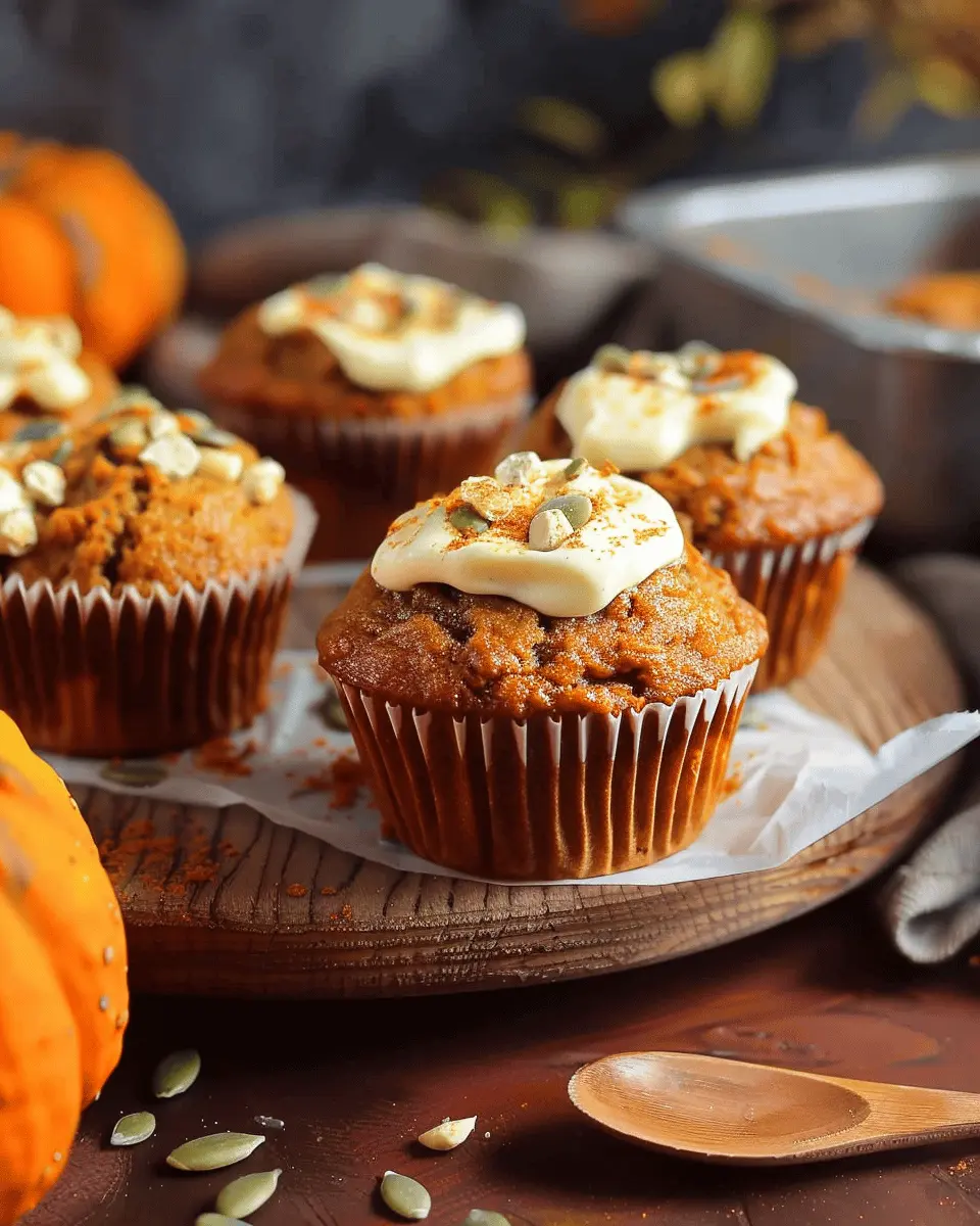 easy healthy pumpkin muffins recipes: Delightful Pumpkin Cream Cheese Muffins