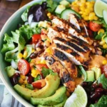 Delicious Salad Recipes Ideas : Southwest Santa Fe Chicken Salad