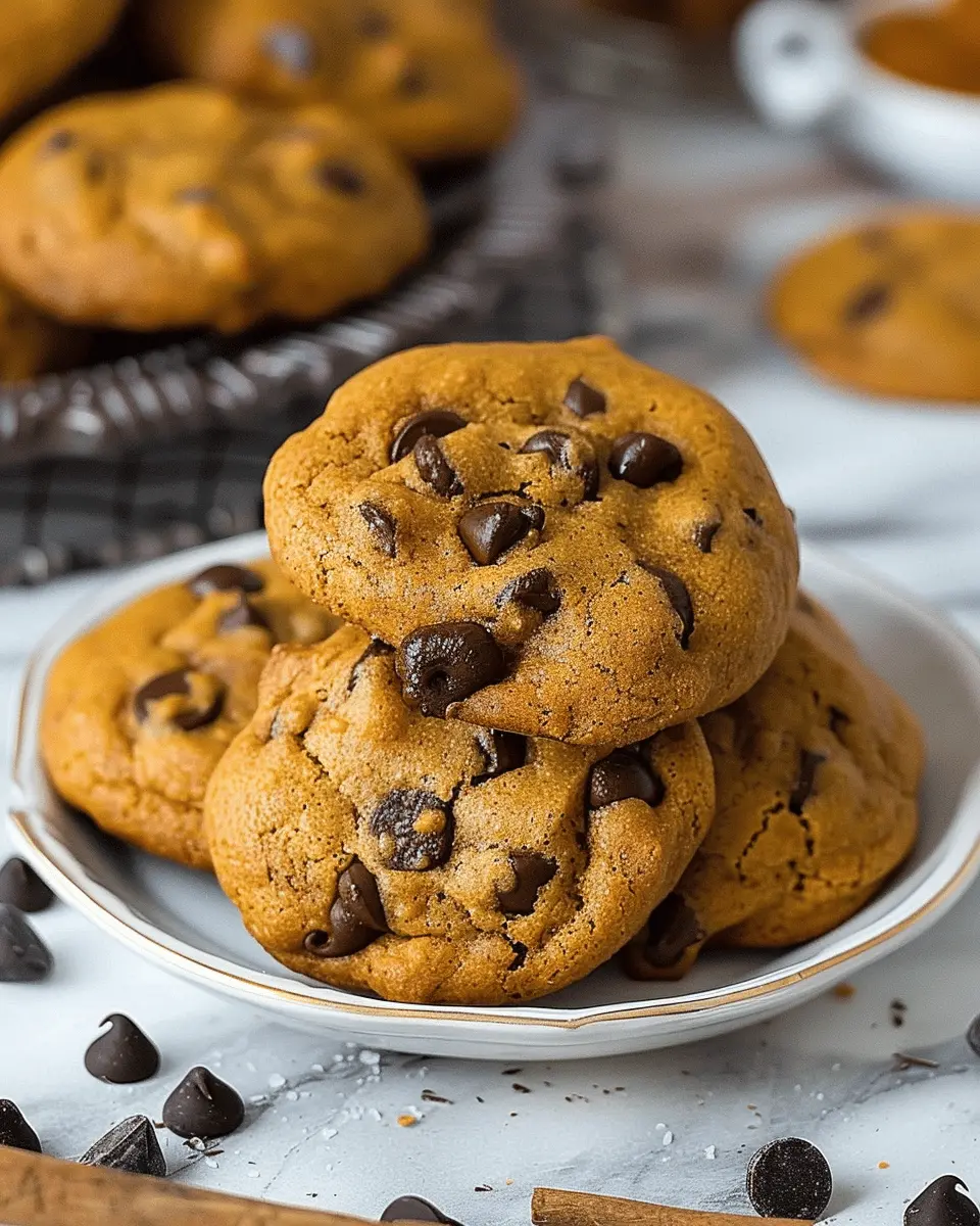 Fall Pumpkin Chocolate Chip Cookies: Indulgent Softness for Autumn Treats