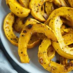 Easy SIDE DISHES : Roasted Delicata Squash