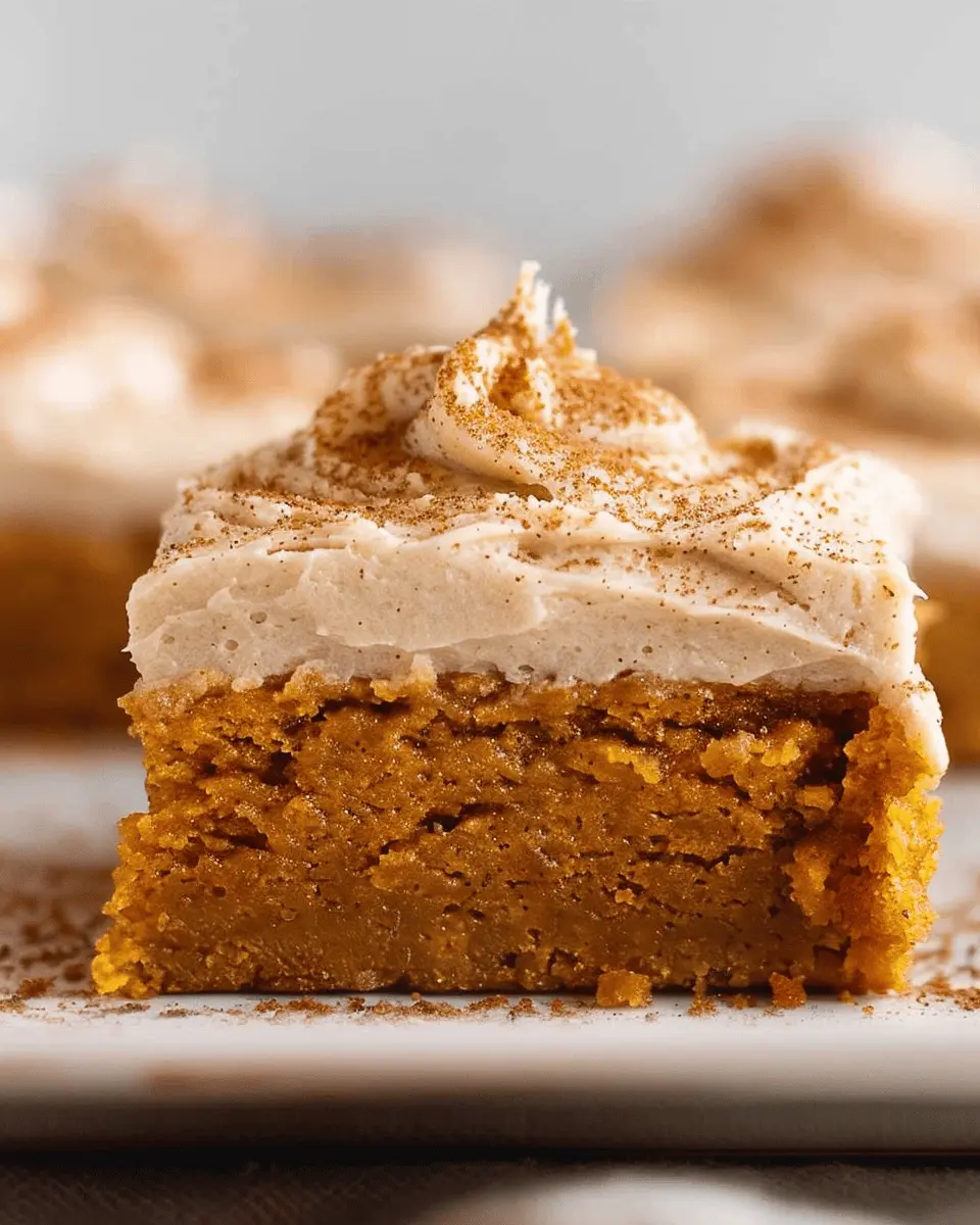 Quick Recipe Ideas: Delightful Pumpkin Bars with Brown Sugar Frosting