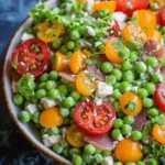Delicious Salad Recipes Ideas : Easy English Pea Salad