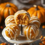 Easy Halloween food ideas : Pumpkin Cake Pops