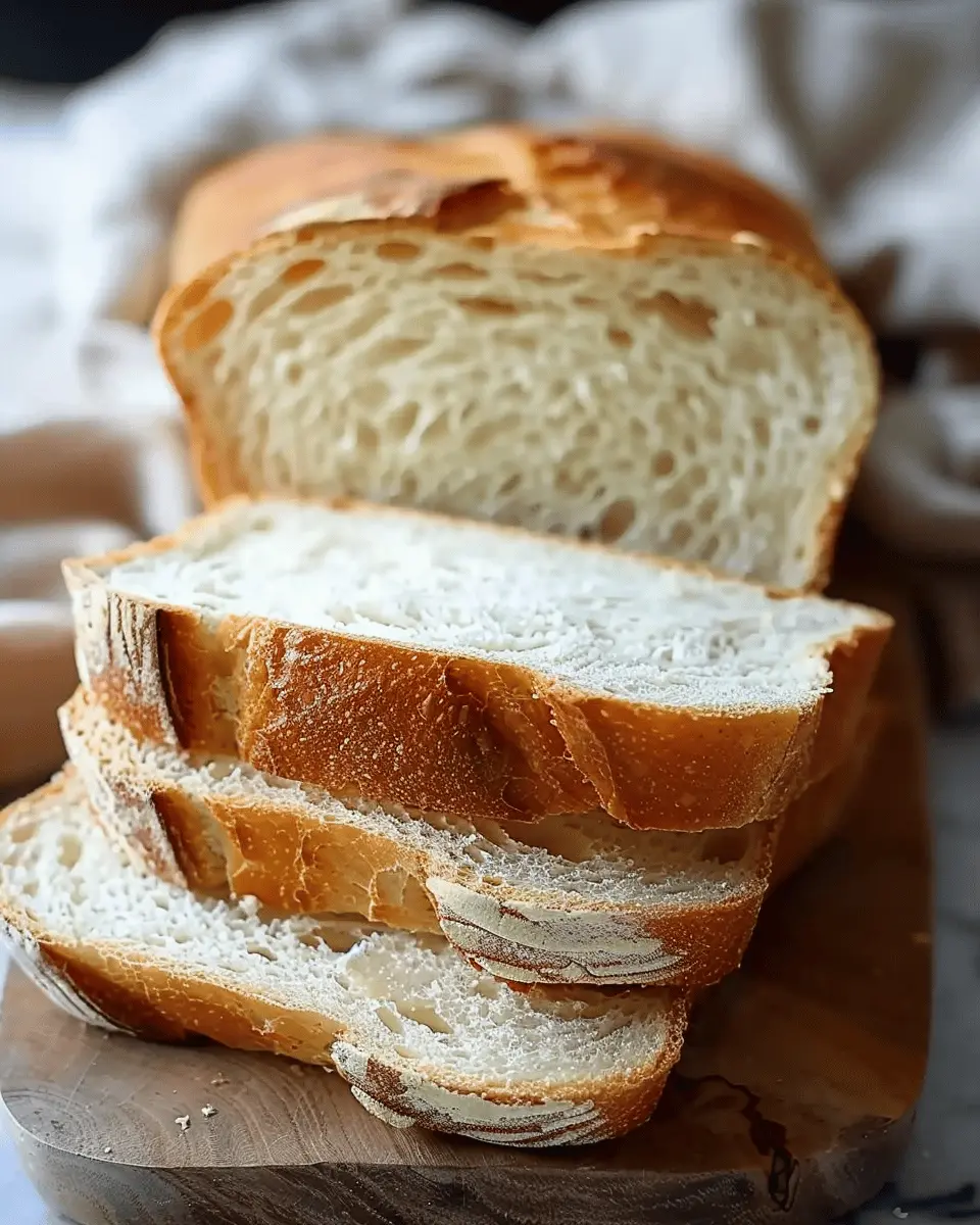 Simple Soft Sandwich Bread: Easy 6-Ingredient No-Knead Delight
