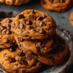 Fall Pumpkin Chocolate Chip Cookies : Pumpkin Chocolate Chip Cookies