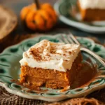 quick recipe ideas : Pumpkin Bars with Cream Cheese Frosting