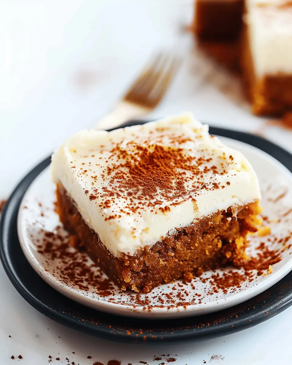 Quick Recipe Ideas: Indulgent Pumpkin Bars with Cream Cheese Frosting