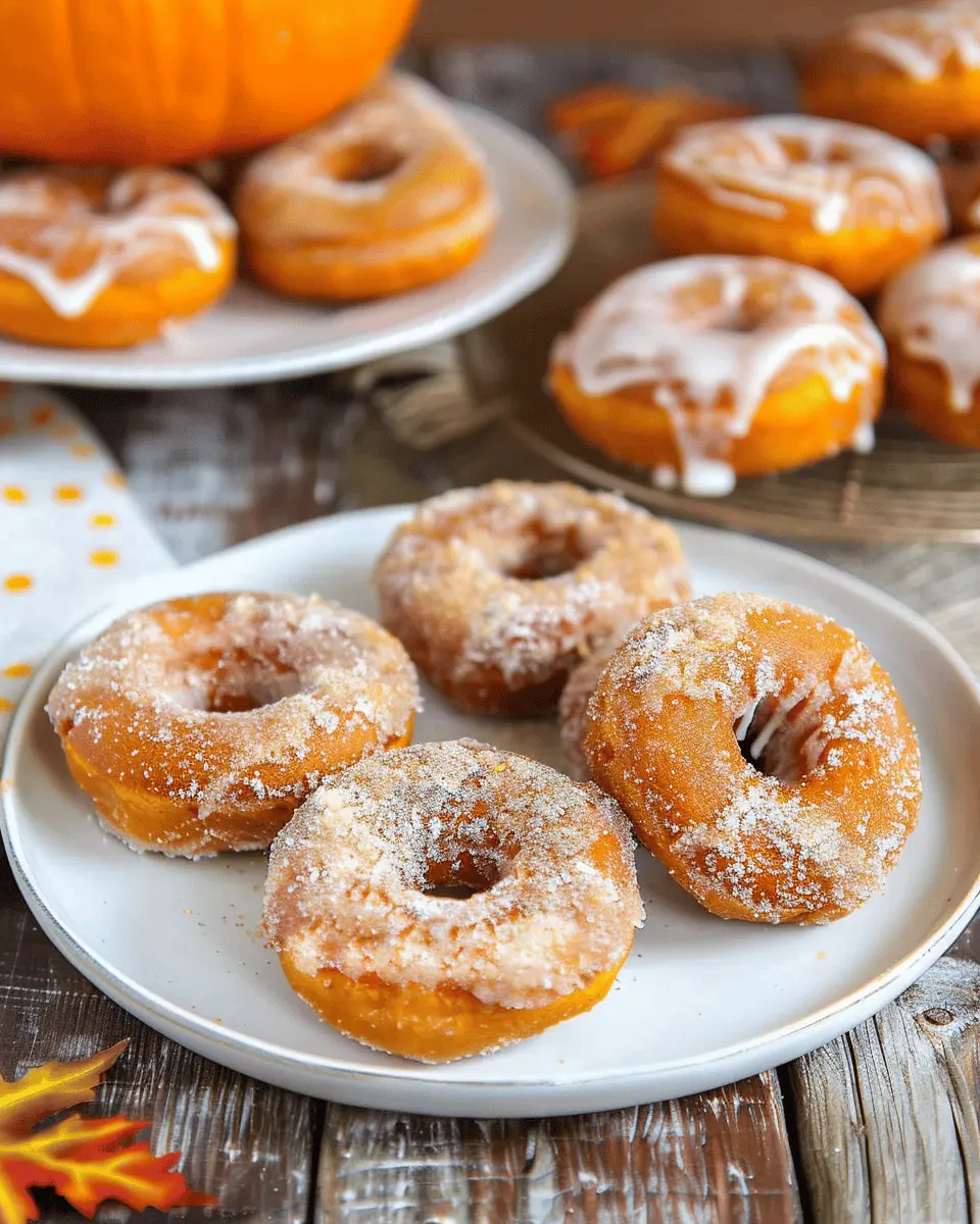 Easy Halloween food ideas: Indulgent Baked Pumpkin Donuts for Fall