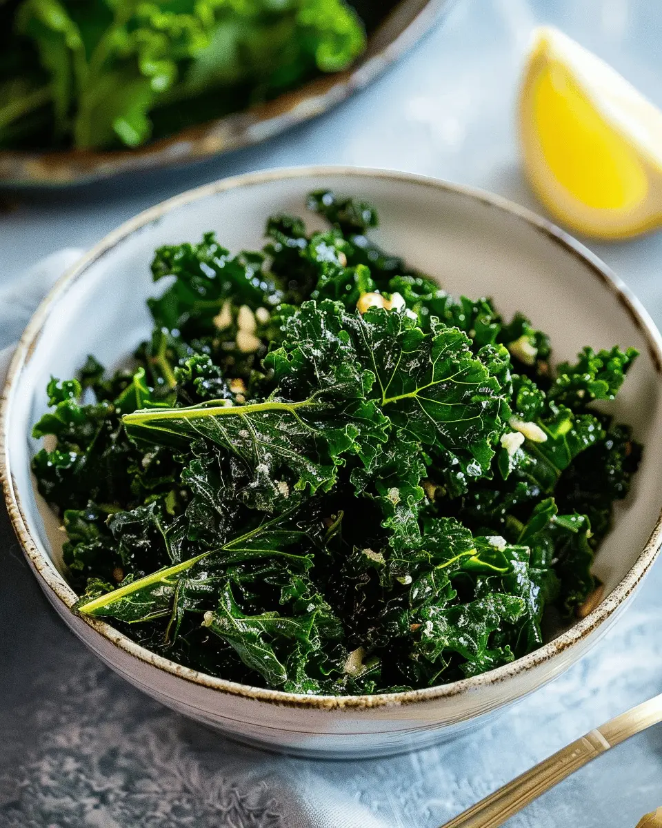 Easy Side Dishes: Delicious Simple Sautéed Kale with Turkey Bacon