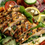Delicious Salad Recipes Ideas : Grilled Lemon Herb Chicken Salad