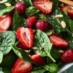 Delicious Salad Recipes Ideas : Strawberry Spinach Salad