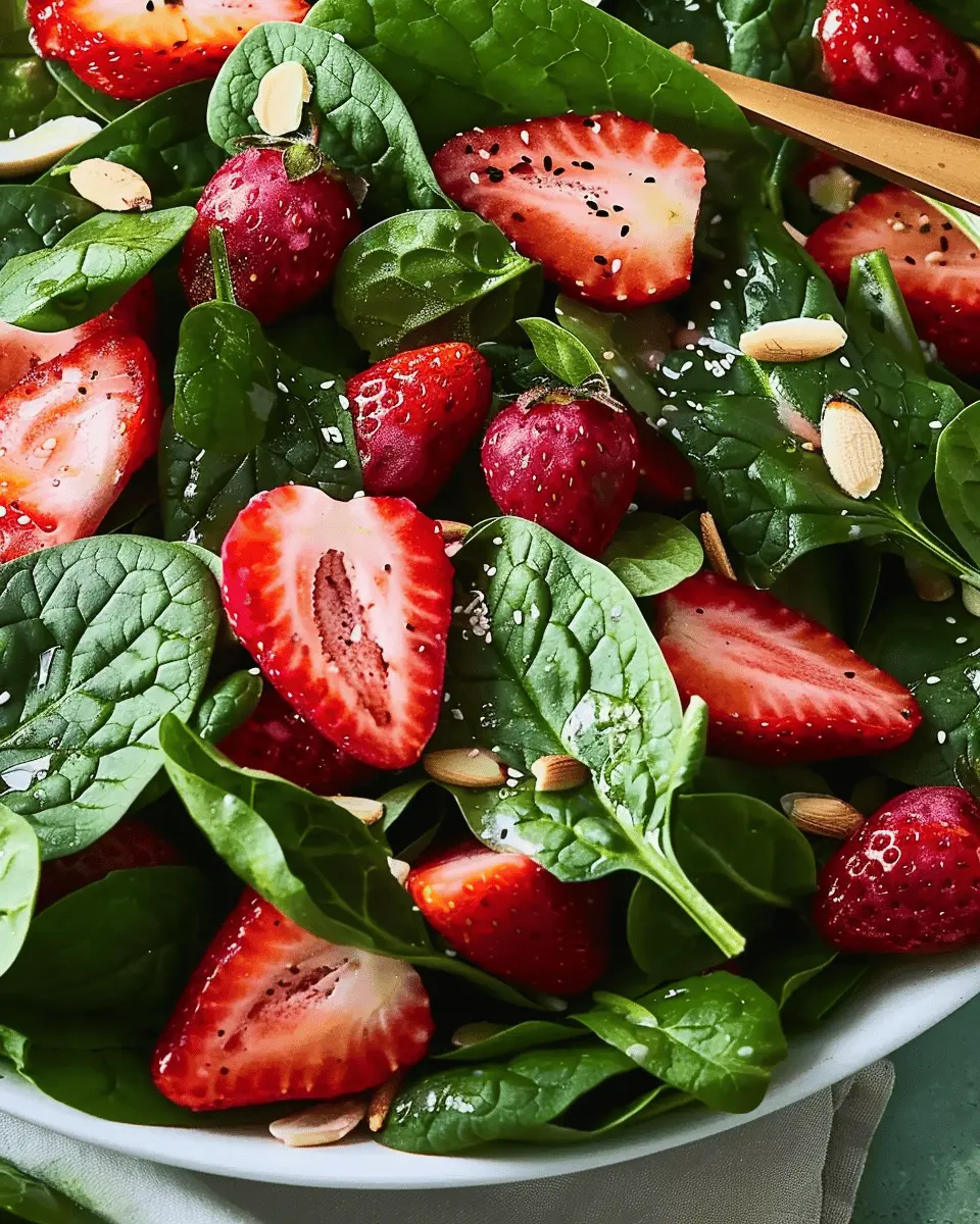 Delicious Salad Recipes Ideas: Indulge in Strawberry Spinach Salad