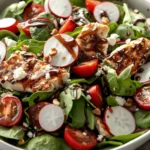 Delicious Salad Recipes Ideas : Spring Mix Salad with Balsamic Honey Dressing