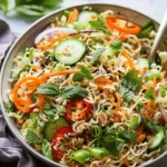 Delicious Salad Recipes Ideas : Cold Ramen Noodle Salad