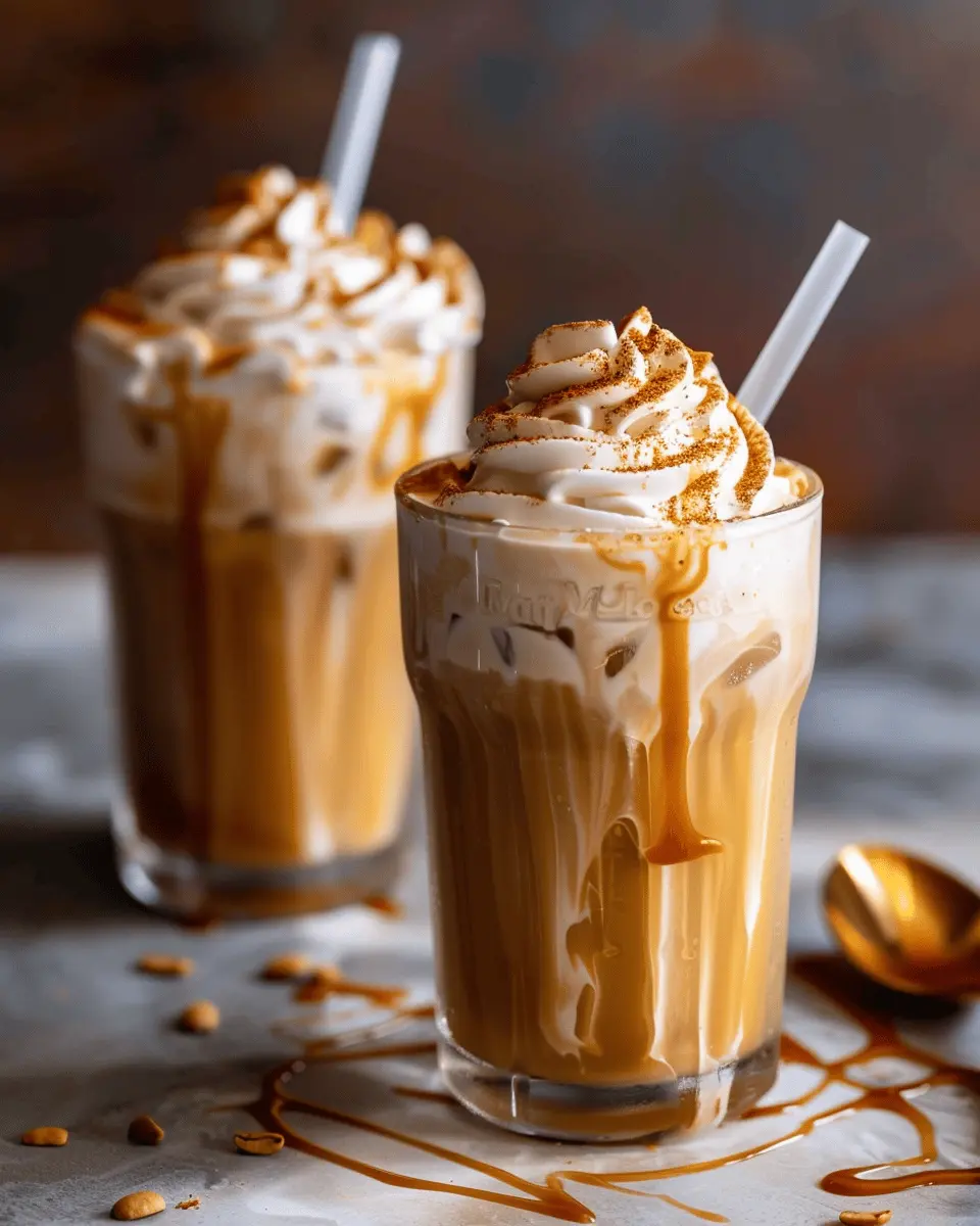 pumpkin drinks: Easy Starbucks Copycat Iced Pumpkin Spice Latte