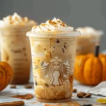 pumpkin starbucks drinks : Iced Pumpkin Cream Chai Tea Latte {Starbucks Copycat}