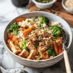 Easy Healthy dinner recipes : https://slimmingviolet.com/wp-content/uploads/2024/12/teriyaki-chicken-rice-bowl.png