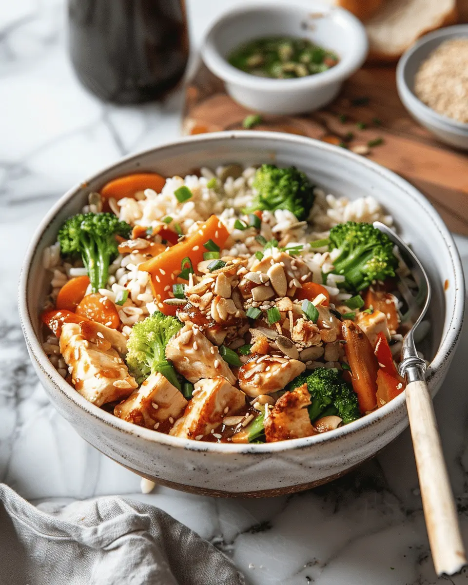 Easy Healthy Dinner Recipes: Delight in Teriyaki Chicken Rice Bowls