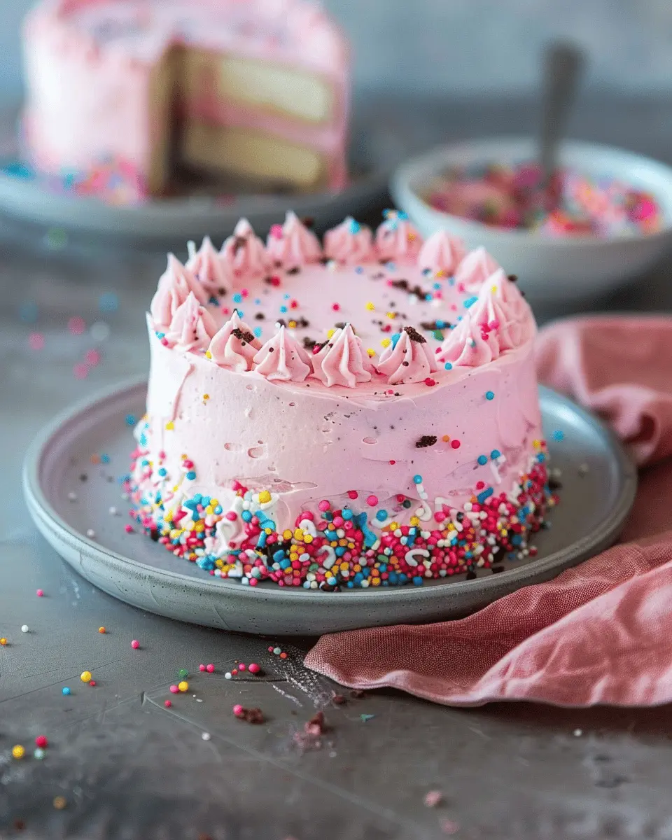 quick recipe ideas for a delightful Pink Birthday Cake at home