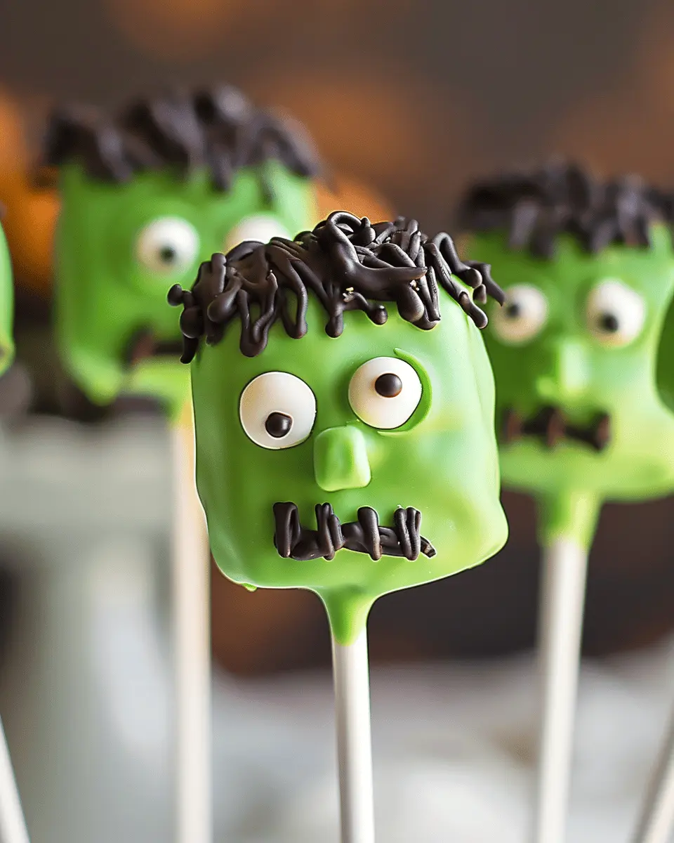Easy Halloween food ideas: Delightful Frankenstein Cake Pops
