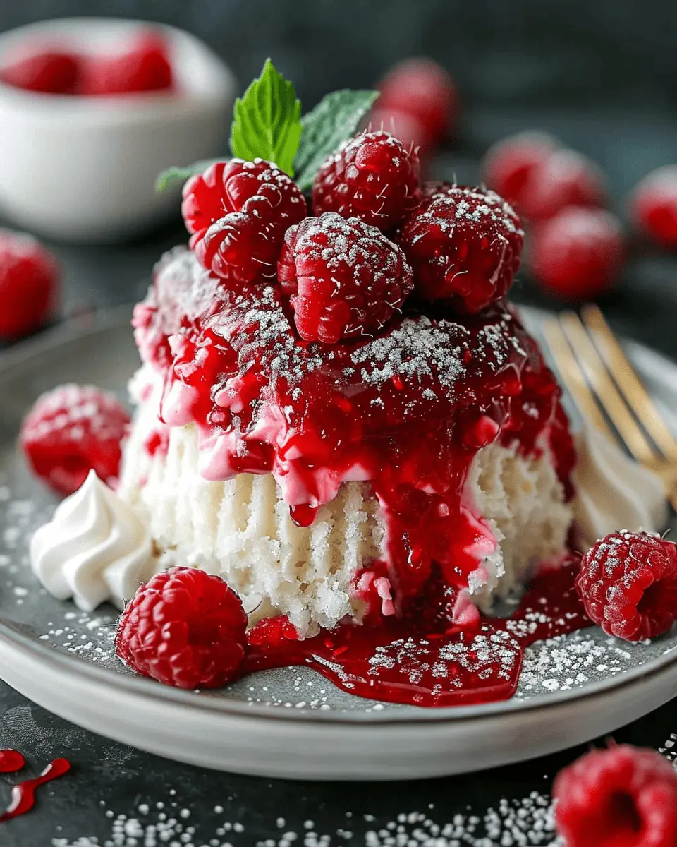 easy Halloween food ideas: Indulge in Raspberry Zinger Poke Cake